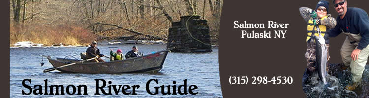 Real Fishy Guide Service  salmon river Pulaski NY drift boat