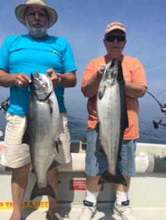 King Salmon fishing the eastern basin on lake ontario, NY