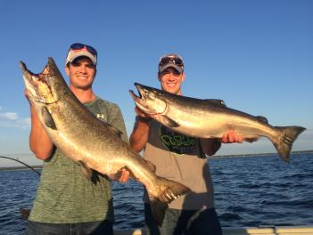 King Salmon fishing the eastern basin on lake ontario, NY